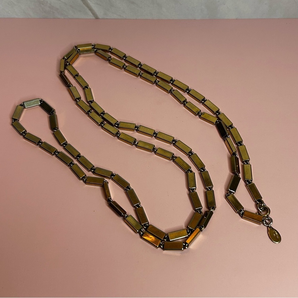 Dynasty Gold Tone Chain Necklace Set